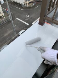 静岡市駒形通にて外壁塗装