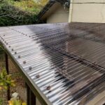 静岡県浜松市にて屋根修理〈ポリカ波板屋根交換〉