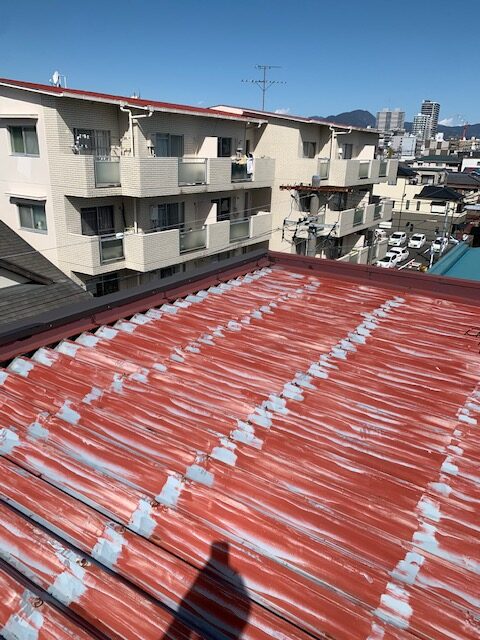 静岡市葵区にて屋根遮熱塗装