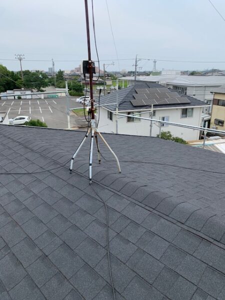 浜松市南区にて雨漏り修理〈スレート屋根カバー工法〉 施工後