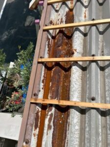 屋根修理 垂木設置