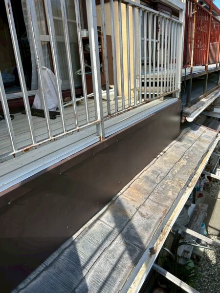 浜松市にて雨漏り修理〈ベランダの補強工事〉 施工後