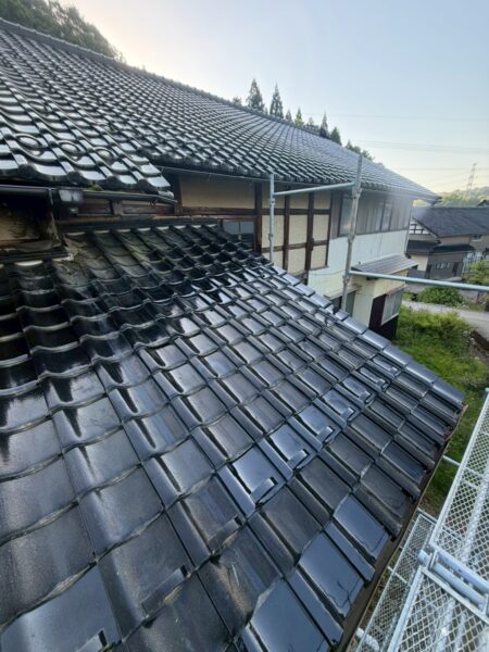 石川県にて瓦屋根修理・積雪被害 施工後